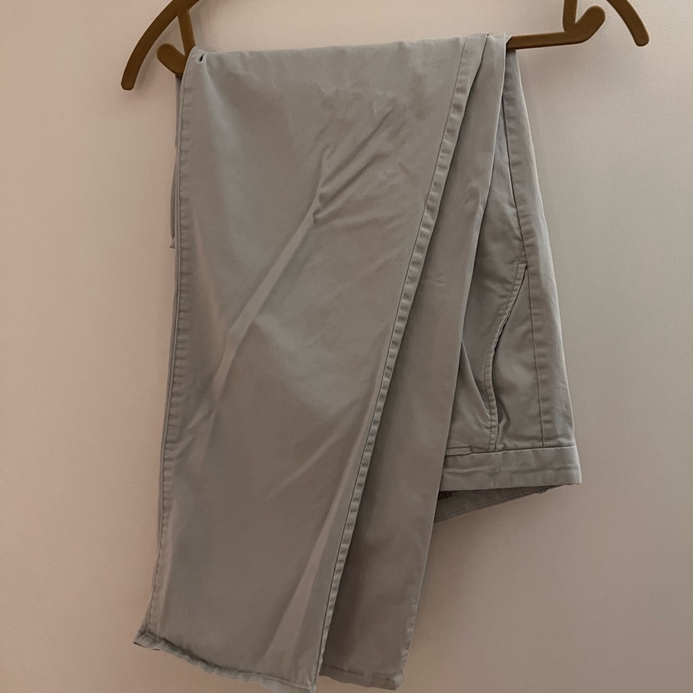 Gray Casual Pants